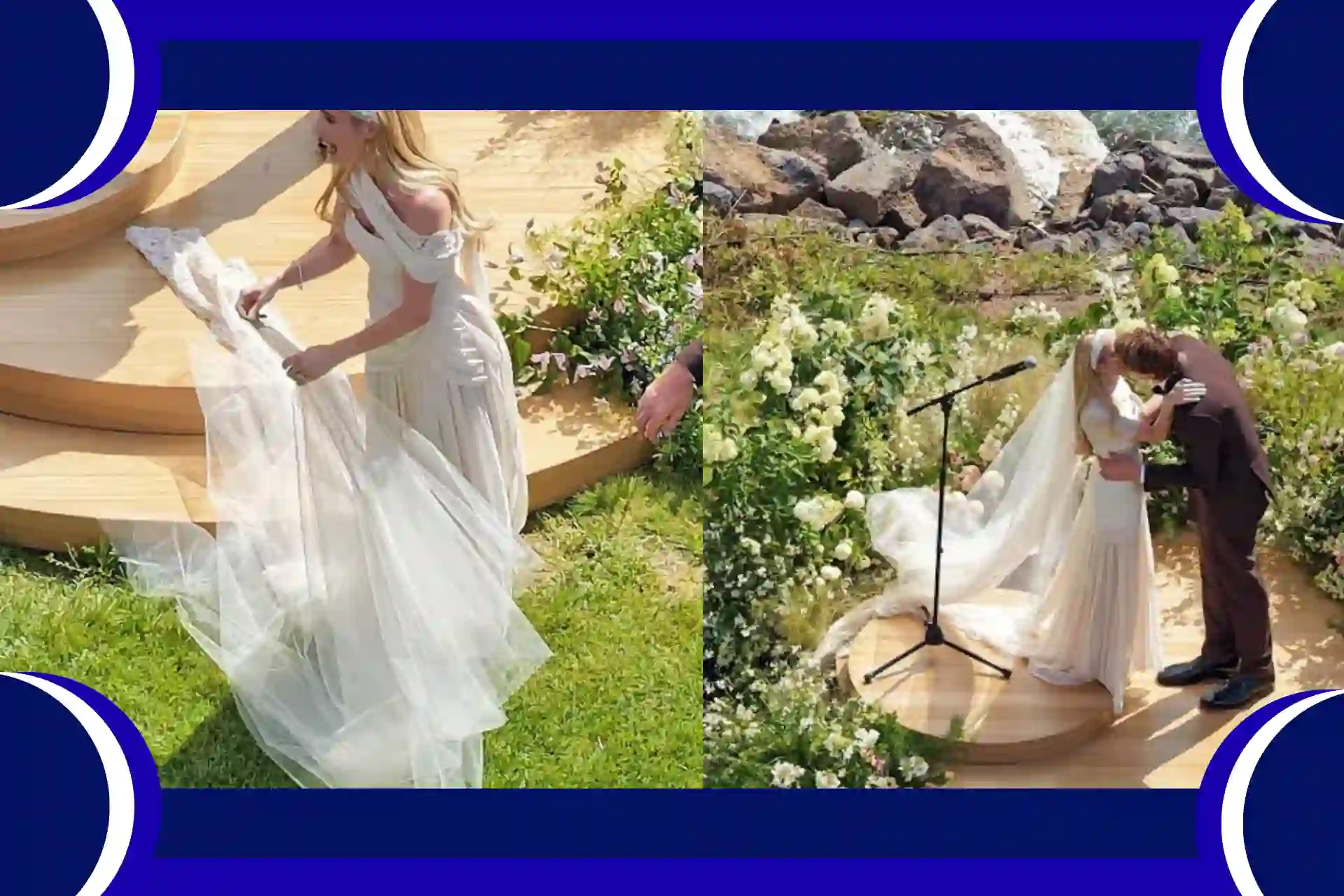 Hochzeitskleid von Emma Roberts